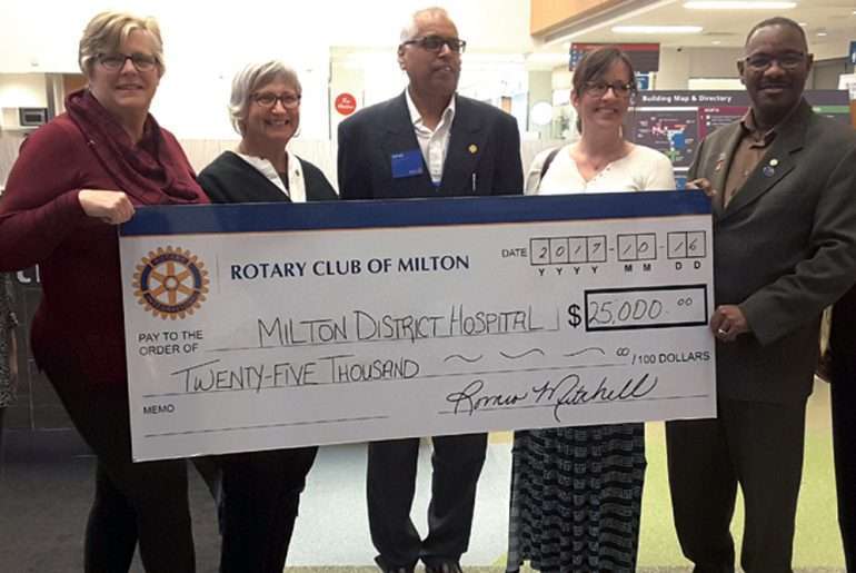 Service above Self at the Rotary Club of Milton Milton Villager