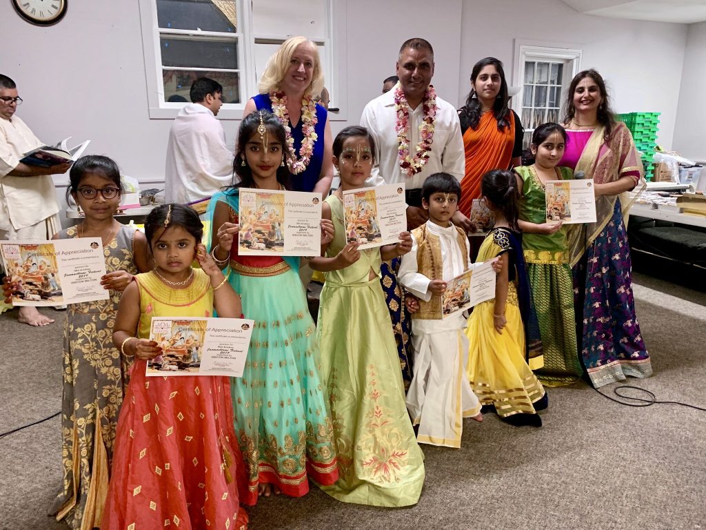 ISKON Milton Marks Lord Krishna’s Appearance