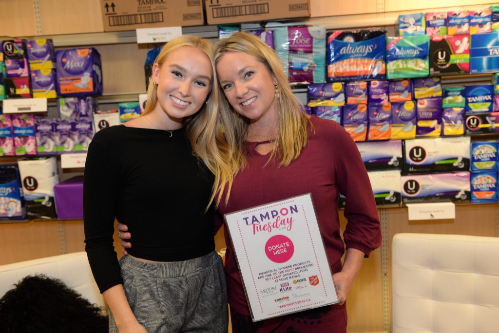 Tampon Tuesday visit milton mall